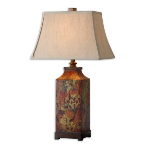 Uttermost Colorful Flowers Lamp - All