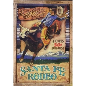 Red Horse Rodeo Sign - All