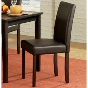 Homelegance Dover Upholstered Side Chair in Espresso Set of 4 - All