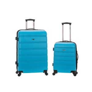 Rockland Turquoise 20 28 2 Piece Expandable Abs Spinner Set - All
