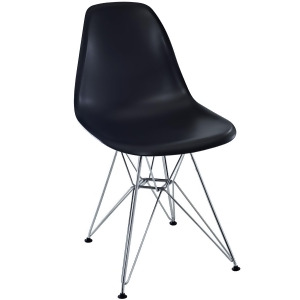 Modway Paris Dining Side Chair in Black - All