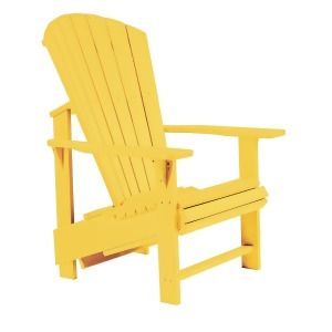 C.r. Plastics Adirondack Upright In Yellow - All