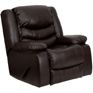 Flash Furniture Plush Brown Leather Rocker Recliner Men-dsc01078-brn-gg - All