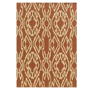Linon LeSoleil Rug In Terracotta And Ivory 1.10 x 2.10 - All