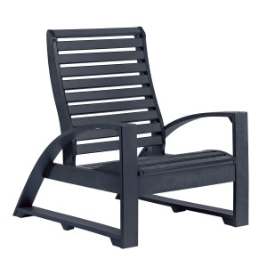 C.r. Plastics St Tropez Lounger Chair in Black - All