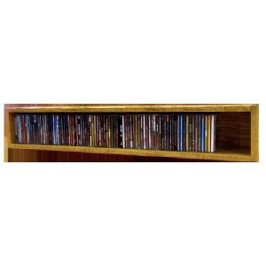 Wood Shed Solid Oak Desktop / Shelf Cd Cabinet 94 Cd Capacity - All