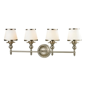 Elk Lighting Smithfield Collection 4 Light Bath In Brushed Nickel 11603/4 - All