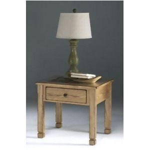 Progressive Furniture Rustic Ridge Square Lamp Table - All