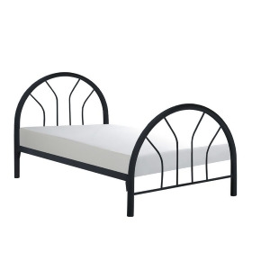 Monarch Specialties I 2389B Black Metal Twin Bed Frame Only - All