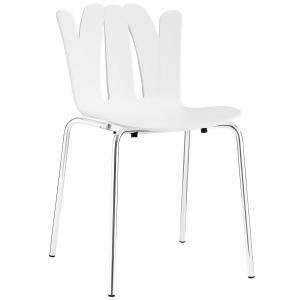 Modway Flare Dining Side Chair In White - All