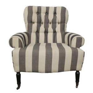 Entrada En110610 Stripe Fabric Lining Cotton Chair - All