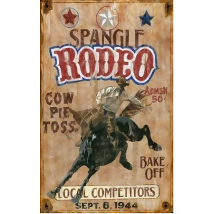 Red Horse Spangle Rodeo Sign - All