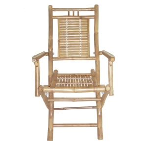 Bamboo Folding Chairs With Arms Set of 2 - All