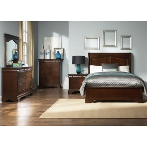 Liberty Furniture Alexandria Sleigh Bed Dresser Mirror Chest Nightstand - All