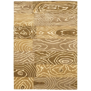 Couristan Pokhara Wood Grain Rug In Gold-Beige - All
