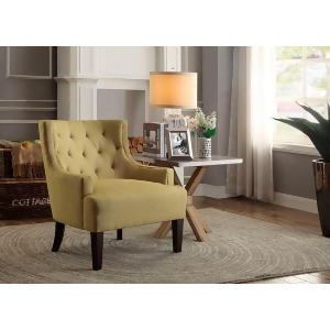 Homelegance Dulce Accent Chair In Mustard/Yellow - All