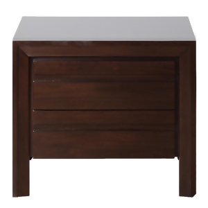 Modus Element 2 Drawer Nightstand in Chocolate Brown - All