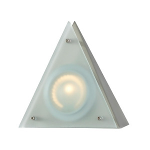 Alico Zee-Puk Wedge Frosted Lens / Stainless Steel Finish / Triangle Shade - All