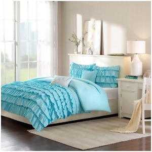 Intelligent Design Waterfall Comforter Set In Blue - All