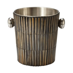 Burnt Horn Dowel Ice Bucket - All