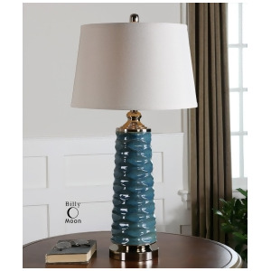 Uttermost Delavan Rust Blue Table Lamp - All