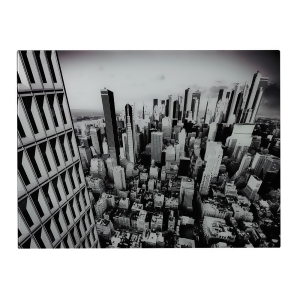 Sterling Industries 51-10121 Manhattan-New York City Image Printed On Glass Set - All