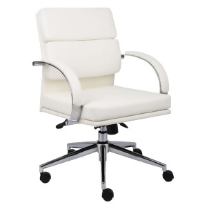 Boss Chairs Boss B9406-wt Caressoftplus Executive Chair - All