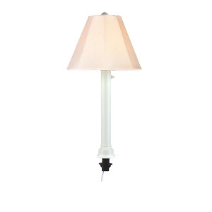 Patio Living Concepts Umbrella Table Lamps 20771 Table Lamp w/ 2 Inch White Tube - All