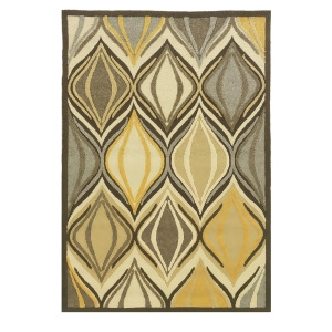 Linon LeSoleil Rug In Beige And Yellow 1.10 x 2.10 - All