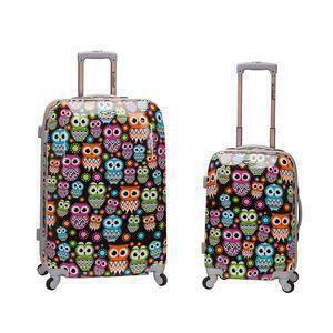 Rockland Owl 2 Piece Luggage Set - All