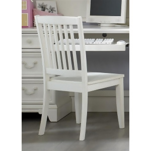 Liberty Furniture Arielle Student Desk Chair in Antique White Finish - All