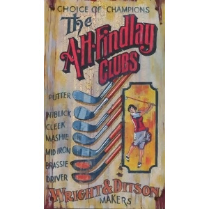 Red Horse Findley Clubs Sign - All