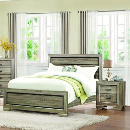 Homelegance Beechnut 2 Piece Platform Bedroom Set in Light Elm 