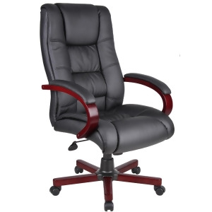 Boss Chairs Boss B8991-m High Back Executive Wood Finished Chairs - All
