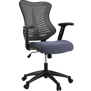Modway Clutch Office Chair in Gray - All
