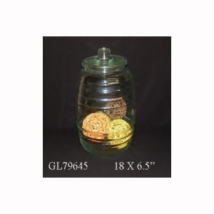 Entrada Gl79645 Giant Glass Jar With Lid Set of 2 - All