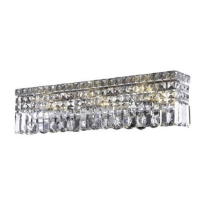 Lighting By Pecaso Chantal Collection Wall Sconce L26in W4.5in H6.25in Lt 6 Chro - All