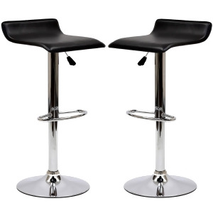 Modway Gloria Barstools Set of 2 in Black - All