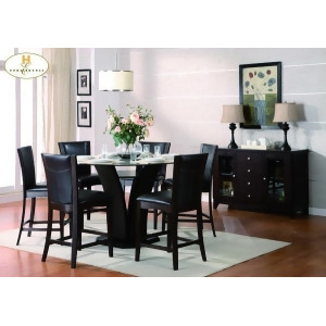 Homelegance Daisy 8 Piece Round Counter Height Dining Room Set - All