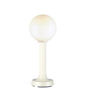 Patio Living Concepts Moonlite 35 Inch Table Lamp w/ 3 Inch White Tube Body Wh - All