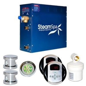 Steam Spa Royal Package for Steam Spa 12kW Steam Generators in Chrome - All