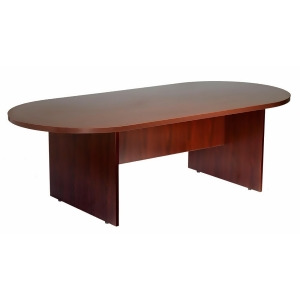 Boss Chairs Boss 71 x 35 Race Track Conference Table in Mahogany - All