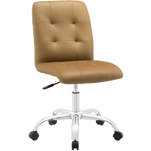 Modway Prim Mid Back Office Chair In Tan - All