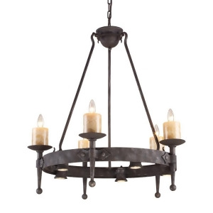 Elk Lighting 14005/5 5 Cambridge 5 5-Light Chandelier in Moonlit Rust - All