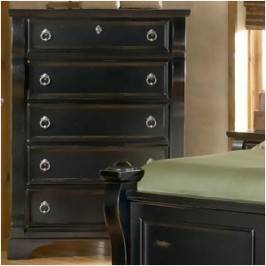American Woodcrafters Heirloom Five Drawer Chest - All