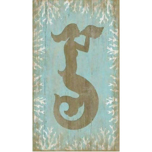 Red Horse Wood Mermaid Sign - All