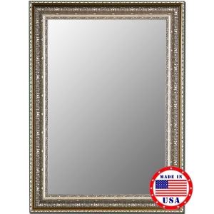 Hitchcock Butterfield Venetian Washed Silver Framed Wall Mirror - All