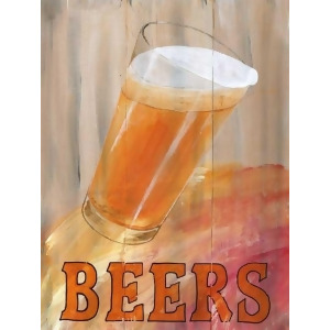 Red Horse Beer Glass Sign - All