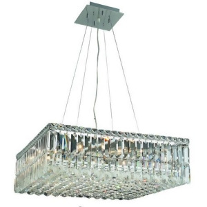 Lighting By Pecaso Chantal Collection Hanging Fixture L24in W24in H7.5in Lt 12 C - All