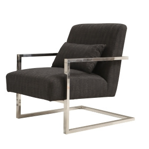 Armen Living Skyline Accent Chair In Charcoal - All